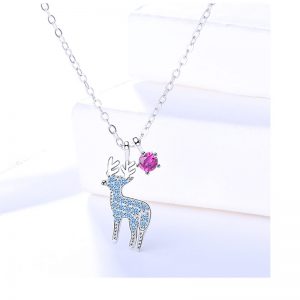 Jewelry Cute Elk Necklace