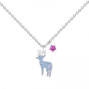 Jewelry Cute Elk Necklace