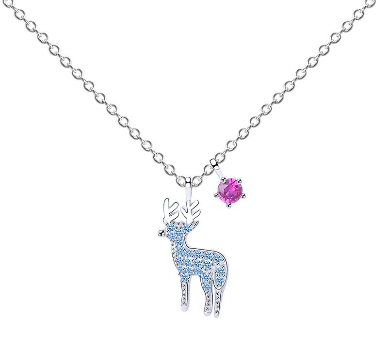 Jewelry Cute Elk Necklace