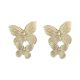 Butterfly Earrings Retro Alloy