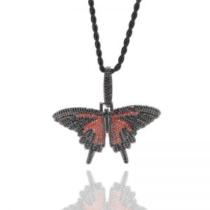 Butterfly Zircon Link Chain