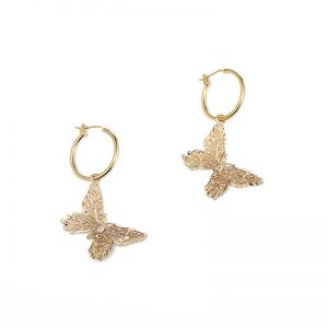 Butterfly temperament earrings