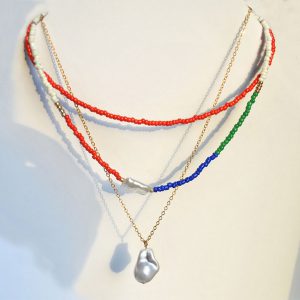 Colorful Bohemia Millet Bead Necklace