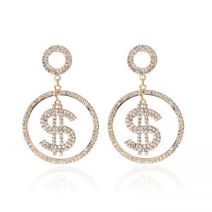 Dollar Diamond stud earrings