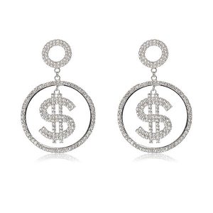 Dollar Diamond stud earrings