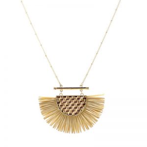 Fringe necklace