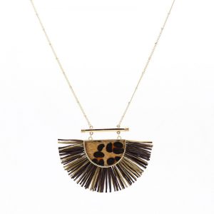 Fringe necklace