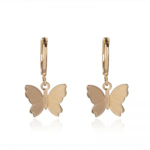 Geometric butterfly earrings