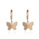 Geometric butterfly earrings