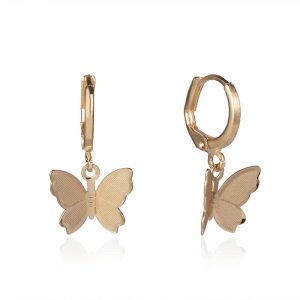 Geometric butterfly earrings