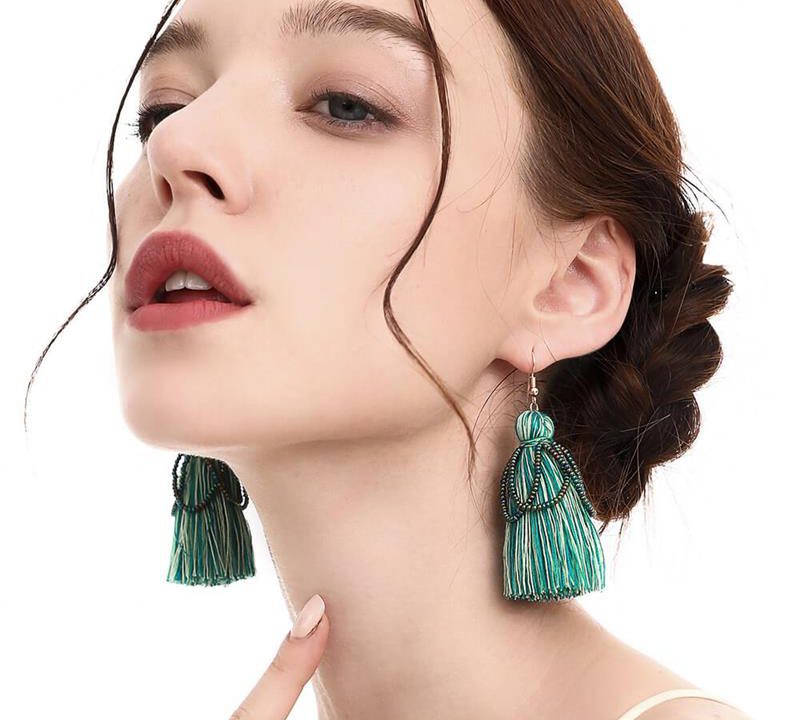 Fringe Boho ladies earrings