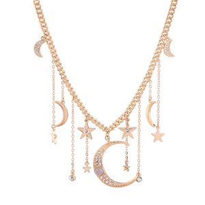 Gold Moon Necklace