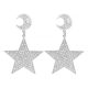 Star Jewelry Gold Earrings Personality Earrings