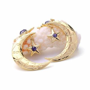 Sun Moon Stars Drop Earrings