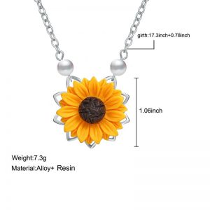 Sunflower Collar Necklace