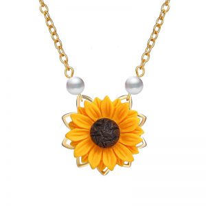 Sunflower Collar Necklace