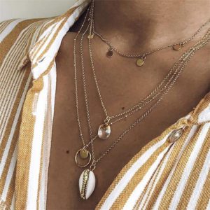 Three Layers Shell Necklaces