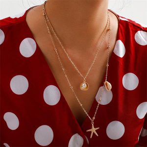 clavicle multi-layer necklace