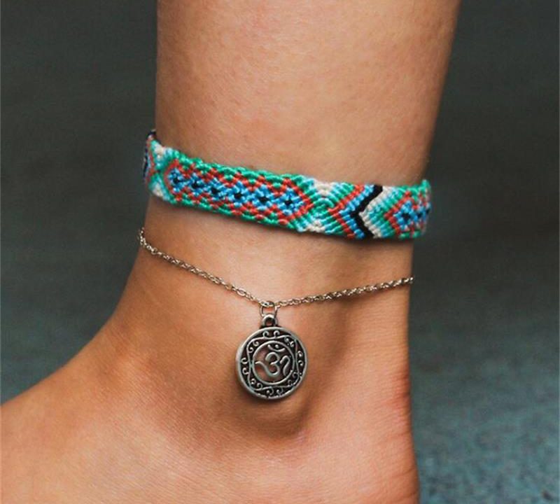 colorful handmade anklet bracelet