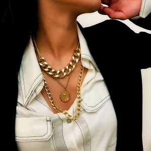 Cuban Chain Layered Necklace