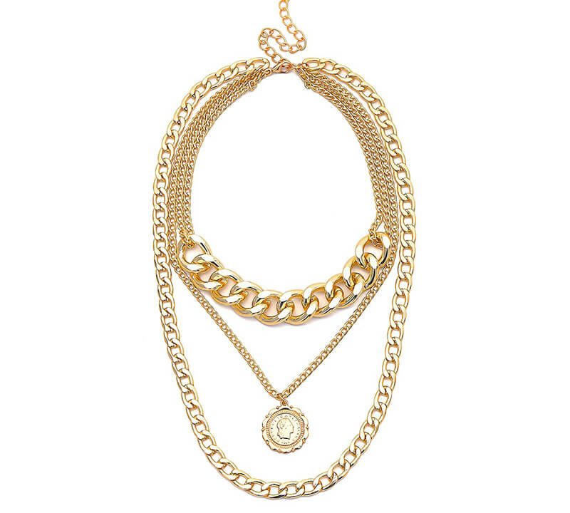 Cuban Chain Layered Necklace