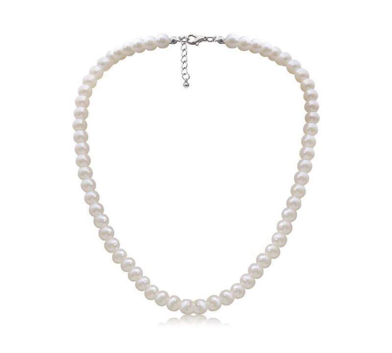 Imitation pearl handmade necklace