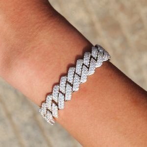 Individual bar Cuban bracelet