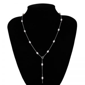 Long Chain Clavicle Necklace