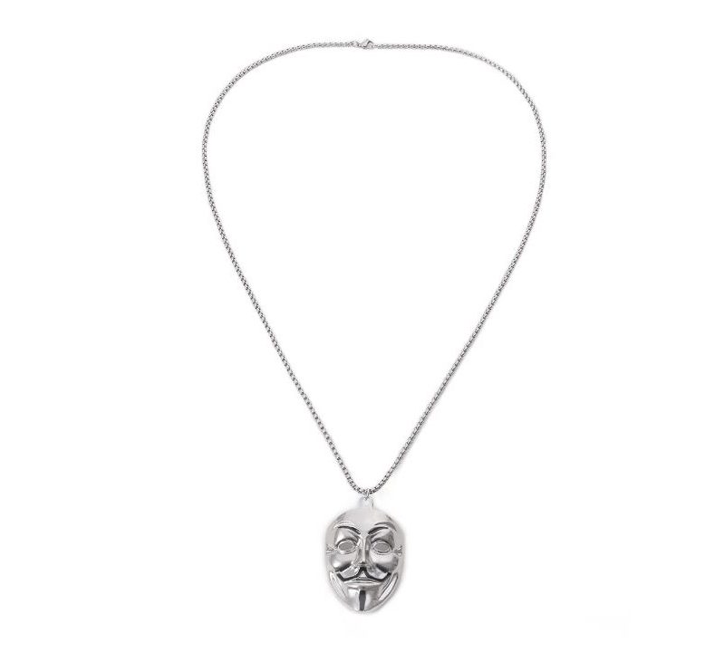 Mask cutout necklace