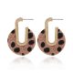 Metal U-shaped punk geometric stud earrings