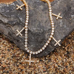 Necklace cross pendant