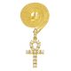 Rhinestone Key Pendant