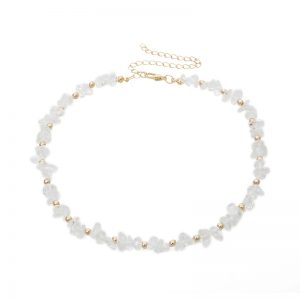 Rice bead clavicular choker