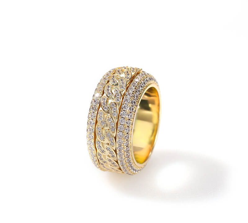 Rotatable Cuban ring