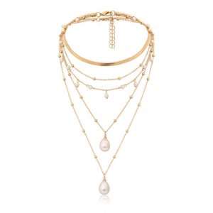 Waterdrop Pearl Pendant Necklace