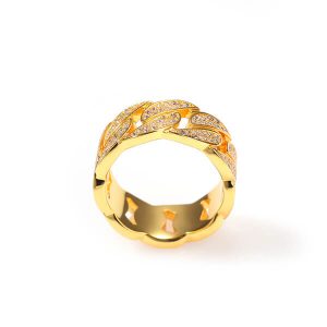 Zircon Cuban Ring