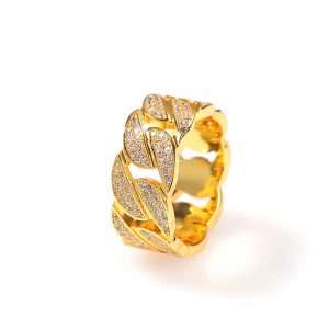 Zircon Cuban Ring