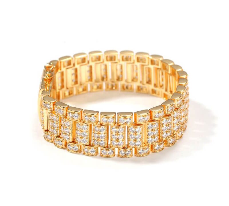 Zircon Watch Bracelet