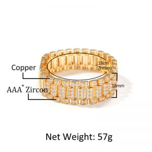 Zircon Watch Bracelet