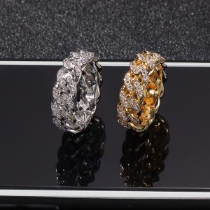 zircon electroplated real gold ring