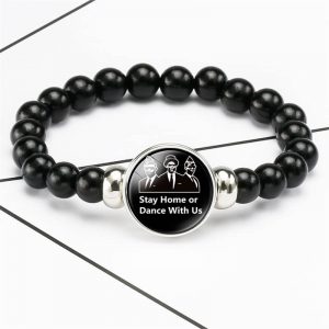 Black Lives Matter protests beaded retractable bracelet