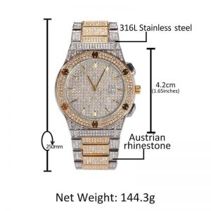 Diamond mens watch