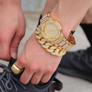 Diamond mens watch