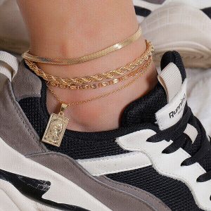 Foot chain Multilayer chain foot bare chain