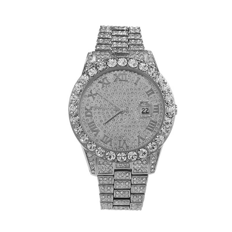 Full diamond watch waterproof quartz watch