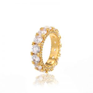 Gold plated ring