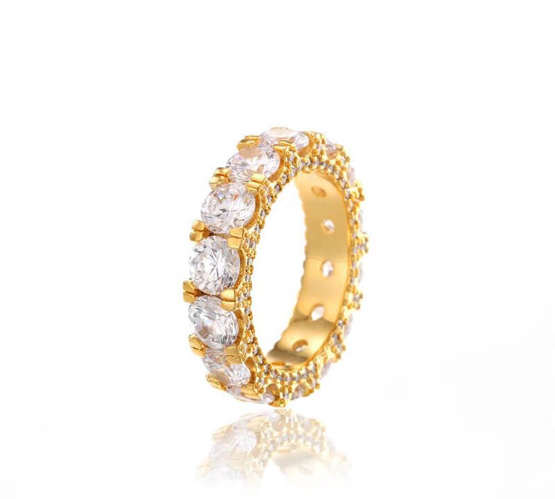 Gold plated ring