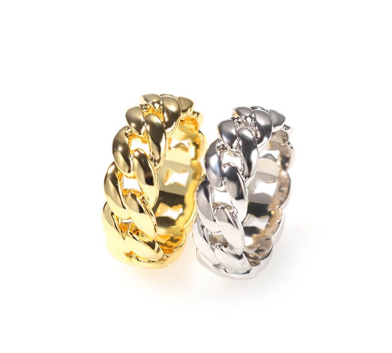 Hip hop couple ring