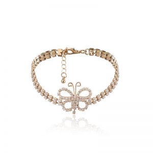 Hollow butterfly necklace Clavicle chain