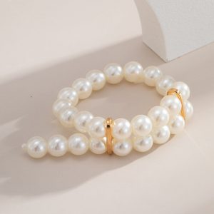 Imitation pearl multi-layer bracelet